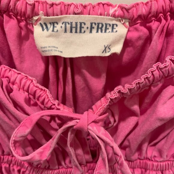 Free People Scarlet Tank Hot Pink - Picture 4 of 4